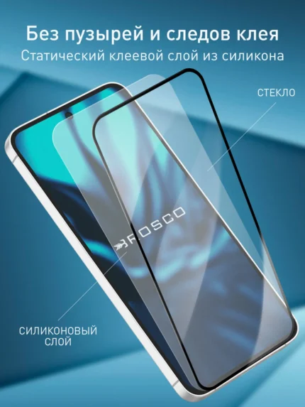 Защитное стекло керамическое матовое Samsung A36/A56/S24FE Black