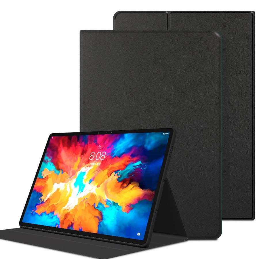 12048 Чехол-книжка для планшета Xiaomi Redmi Pad 2 2025 (Силикон) чёрный — изображение 1