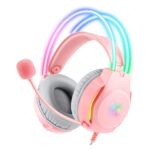 Наушники с микрофоном полноразмерные ONIKUMA X26 Розовый