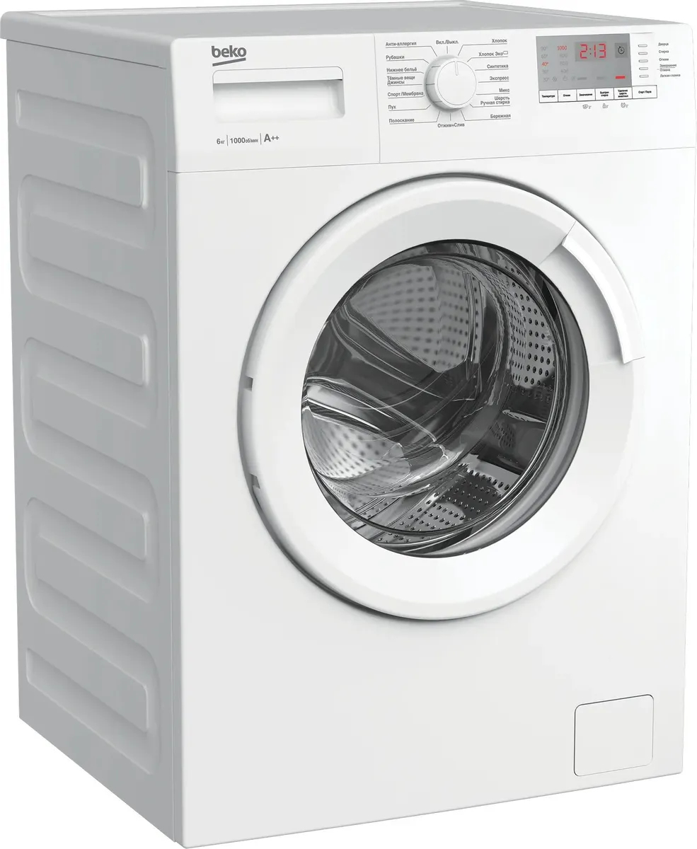 c95f374e-b7ae-4f8b-8052-ea5f374831ef Стиральная машина Beko WRE6512BWW класс: A/A/A макс.:6кг White — изображение 1
