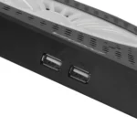 Подставка для ноутбука 18" Digma D-NCP180-2x110RGB Черный — изображение 8