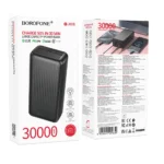 Портативное ЗУ Borofone BJ80B 30000mAh 22,5W чёрный — изображение 3
