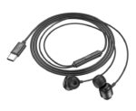 Наушники проводные с микрофоном Hoco M122 USB-C чёрный — изображение 2