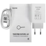 Смартфон Tecno Spark 40 8/256GB Белый — изображение 11