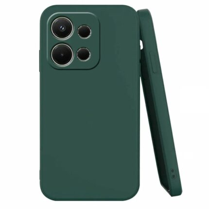 Чехол-книжка Fashion Case Xiaomi Redmi Note 14 4G тёмно-зелёный