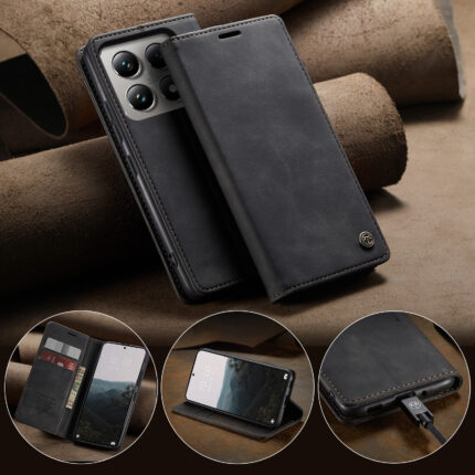 Чехол-книжка Fashion Case Xiaomi Redmi Note 14 5G золотой