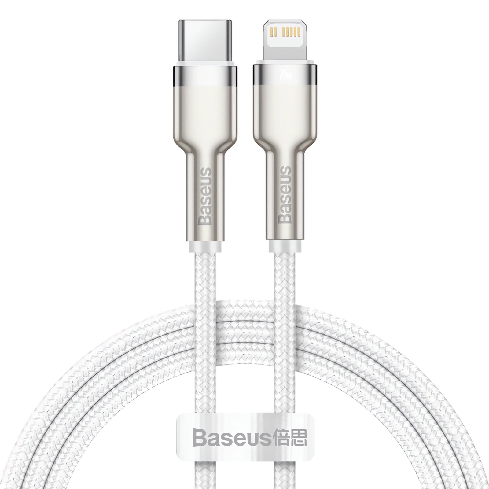 Дата-кабель Baseus Cafule CALJK-B02 USB/Lightning 2м белый Дата-кабель Baseus Cafule CALJK-B02 USB/Lightning 2м белый