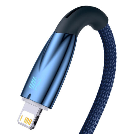 Дата-кабель Baseus Glimmer CADH000201 USB/Lightning 20W 1м чёрный