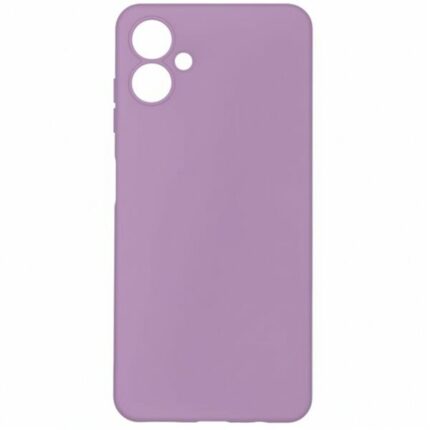 Накладка пластик/кожа Victoria Samsung A07 фиолетовый