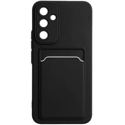 Накладка пластик/кожа Victoria Samsung A17/A26 чёрный