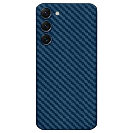 Накладка пластик/кожа Victoria Samsung A17/A26 тёмно-синий