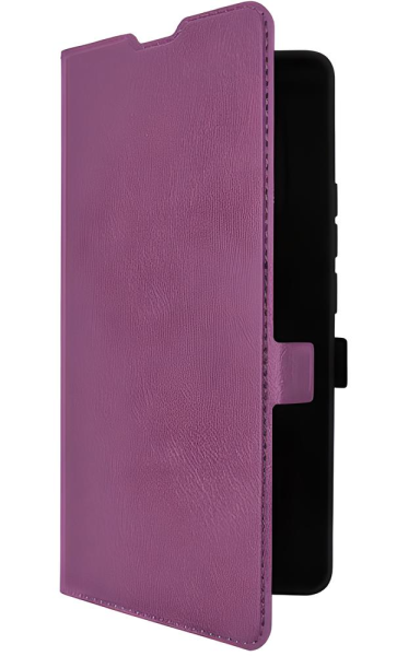 Накладка пластик/кожа Victoria Xiaomi Redmi Note 14 4G фиолетовый
