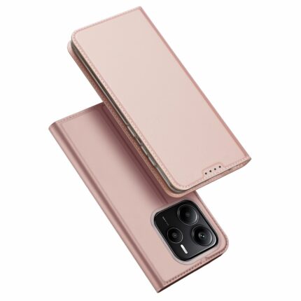 Накладка пластик/кожа Victoria Xiaomi Redmi Note 14 4G фуксия
