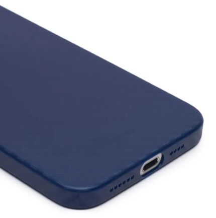 Накладка силикон/кожа Cellis Apple iPhone 15 Dark Blue