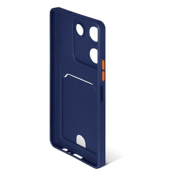 Накладка силикон/пластик PRC Armor Tecno Spark 30 Pro с подставкой Dark Blue Накладка силикон/пластик PRC Armor Tecno Spark 30 Pro с подставкой Dark Blue
