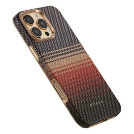 Накладка силикон/пластик PRC Fiber Armor с MagSafe и подставкой IPhone 15 Titan