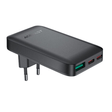 СЗУ AceFast A100 1USB+2USB-C 65W адаптер чёрный