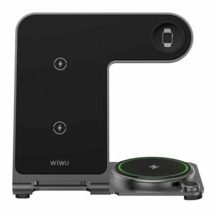СЗУ беспроводное WiWU Wi-W005 Power Air 3в1 15W чёрный
