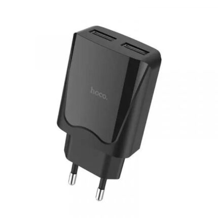 СЗУ Hoco C52A 2USB 10W адптер чёрный
