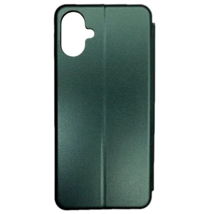 Чехол-книжка Fashion Case Samsung A07 тёмно-зелёный