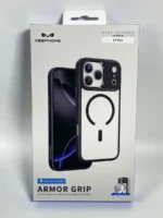 Накладка силикон/пластик SkyArmor Unuk MagSafe Apple iPhone 17 Pro чёрная пустыня — изображение 3