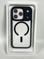 Накладка силикон/пластик SkyArmor Unuk MagSafe Apple iPhone 17 Pro чёрная пустыня — изображение 4