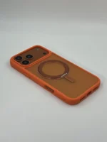 Накладка силикон/пластик SkyArmor Unuk MagSafe Apple iPhone 17 Pro Max золотая гора — изображение 6
