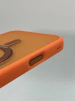 Накладка силикон/пластик SkyArmor Unuk MagSafe Apple iPhone 17 Pro Max золотая гора — изображение 8