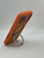 Накладка силикон/пластик SkyArmor Unuk MagSafe Apple iPhone 17 Pro Max золотая гора — изображение 9