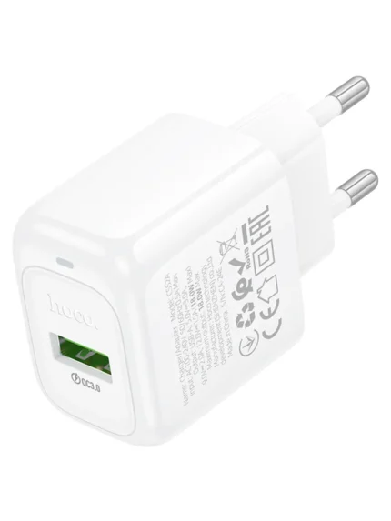 СЗУ Hoco C52A 2USB 10W адаптер белый