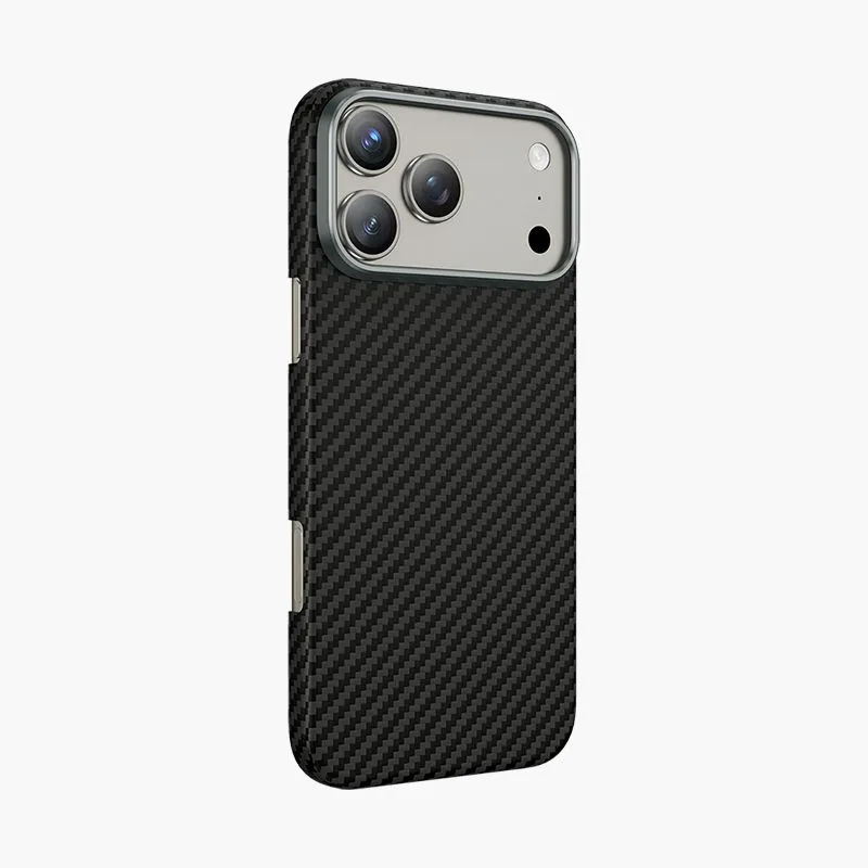 Накладка Keephone Kevlar Diago MagSafe Apple iPhone 17 Pro Max чёрный титан Накладка Keephone Kevlar Diago MagSafe Apple iPhone 17 Pro Max чёрный титан