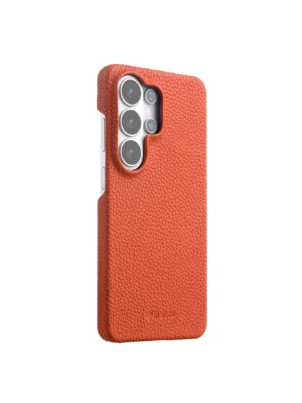 Накладка Keephone Suedea Samsung S26 Ultra с кардхолдером космический оранжевый