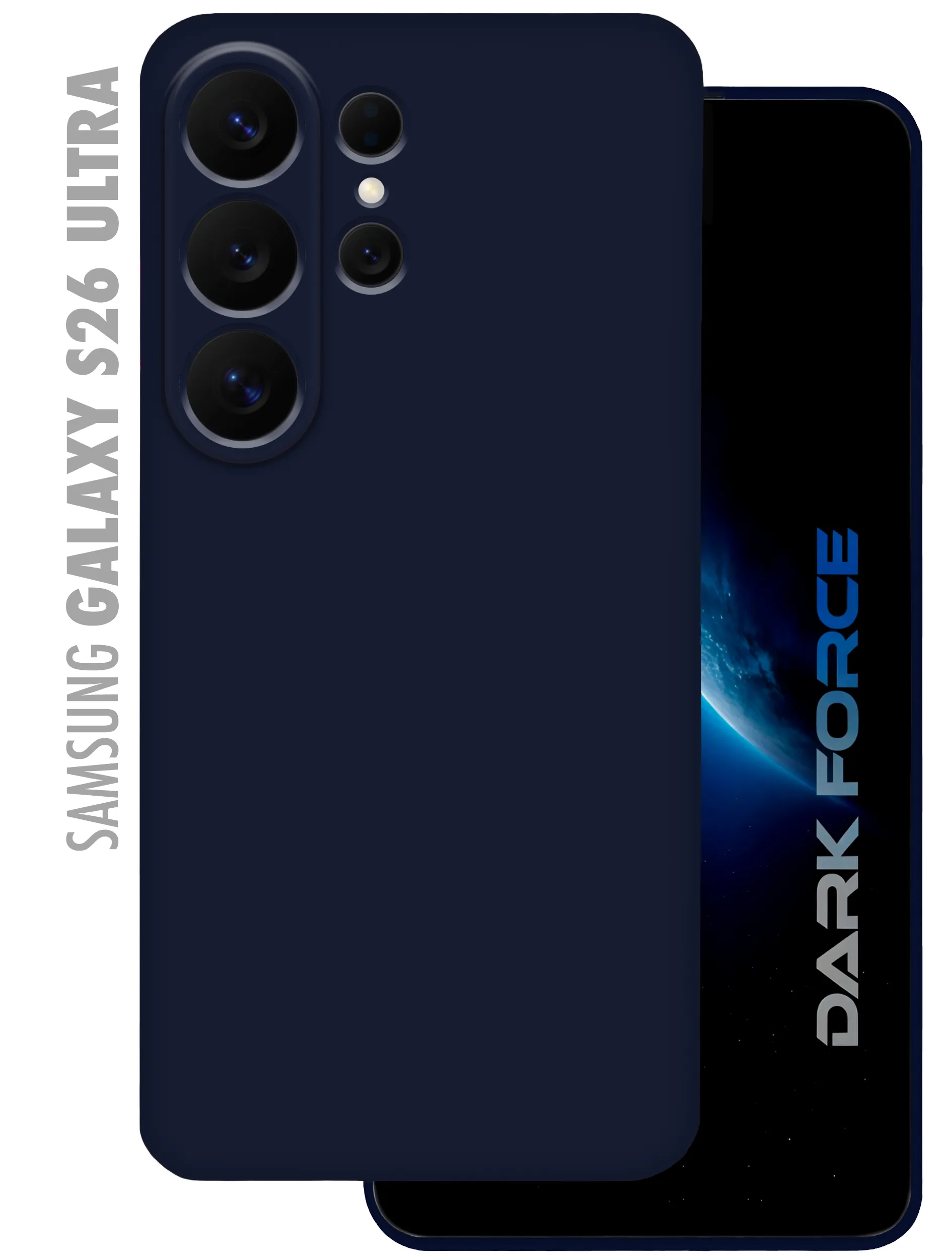 Накладка Keephone Suedea Samsung S26 Ultra с кардхолдером тёмно-синий Накладка Keephone Suedea Samsung S26 Ultra с кардхолдером тёмно-синий
