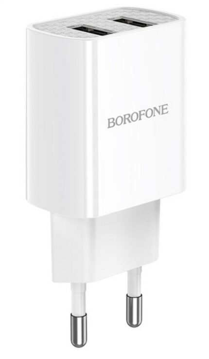 СЗУ Borofone BA53A 2USB 10W USB/MicroUSB белый