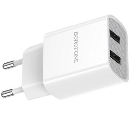 СЗУ Borofone BA53A 2USB 10W USB/MicroUSB белый