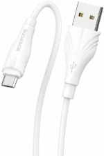 Дата-кабель Borofone BX18 USB/MicroUSB 2м белый