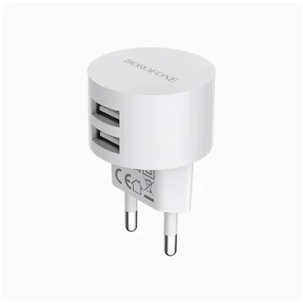 СЗУ Borofone BA23A 2USB 12W USB/Lightning белый