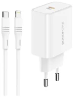 СЗУ Borofone BA57A 1USB-C 20W USB-C/Lightning белый