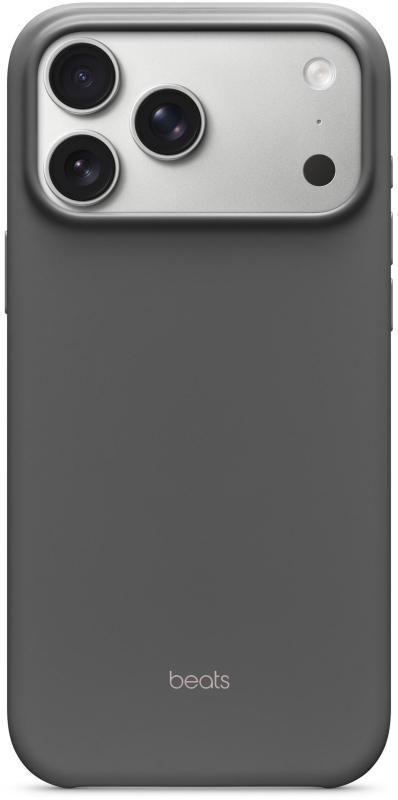 Накладка силикон Beats MagSafe Apple iPhone 17 Pro чёрный