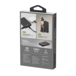 Портативное ЗУ Breaking Slim 5000mAh 20W с беспроводной зарядкой чёрный — изображение 3