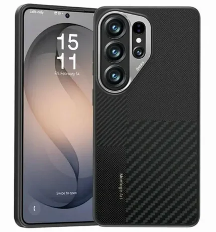 Накладка Benks Montage ArmorPro Case built with Kevlar Samsung S26 Ultra чёрный
