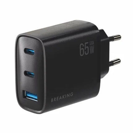СЗУ Breaking WC19 1USB+2USB-C 65W адаптер чёрный
