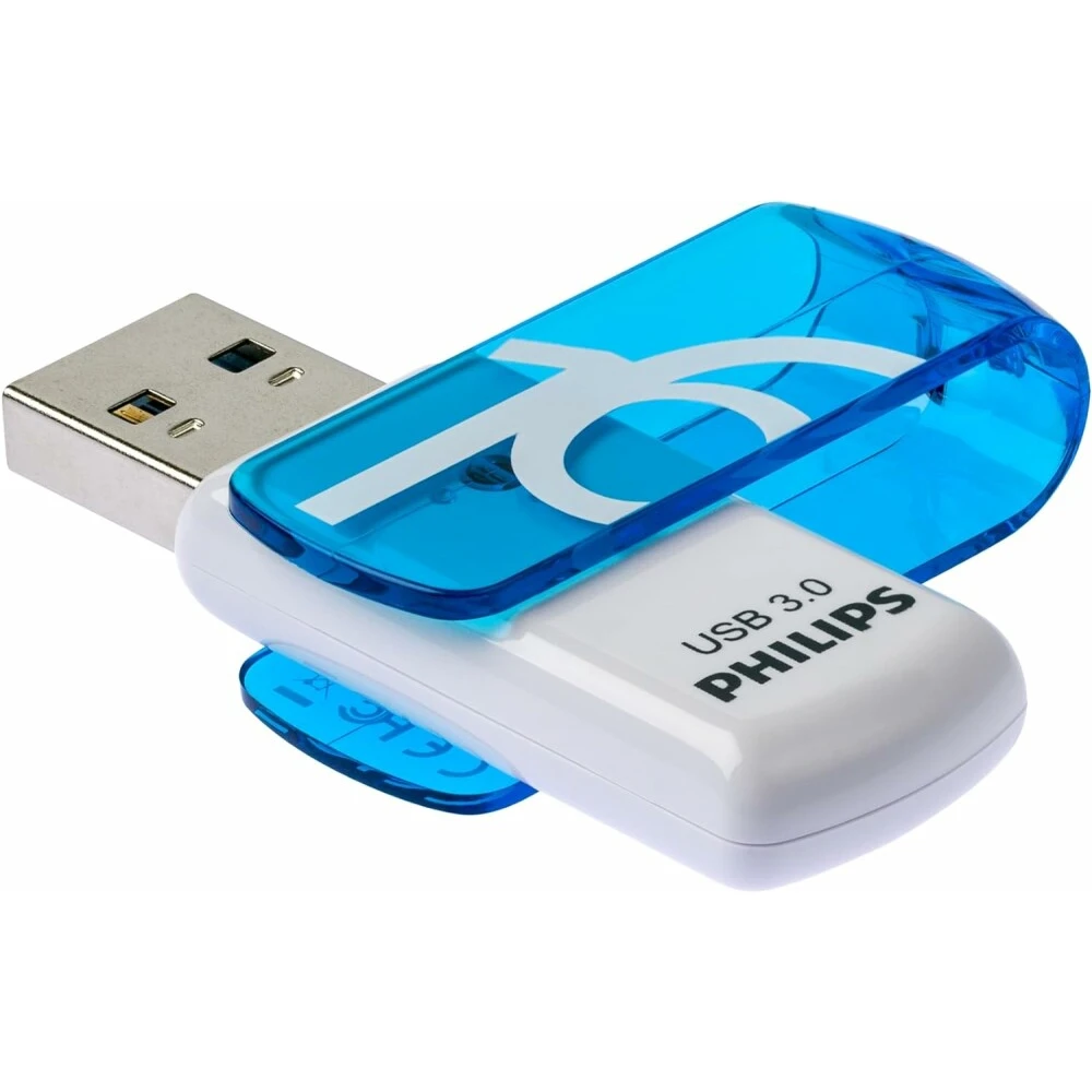 358 USB-flash 3.0 Philips Vivid 16Gb USB Белый/Синий — изображение 1