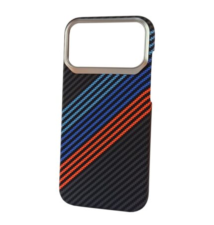 Накладка пластик Carbon Fiber MagSafe Apple iPhone 17 BMW