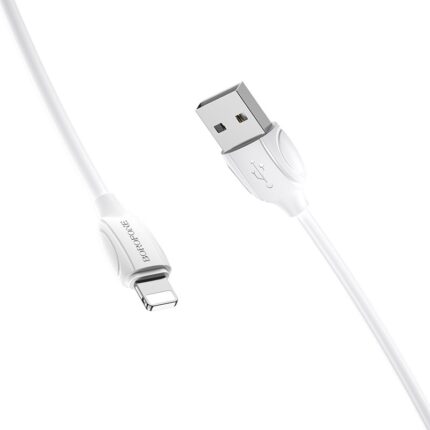 Дата-кабель Borofone BX19 USB/Lightning 1м белый