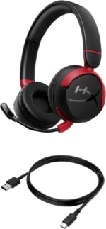 Наушники полноразмерные проводные игровые HyperX Cloud Mini (7G8F1AA) Черный/Красный — изображение 7