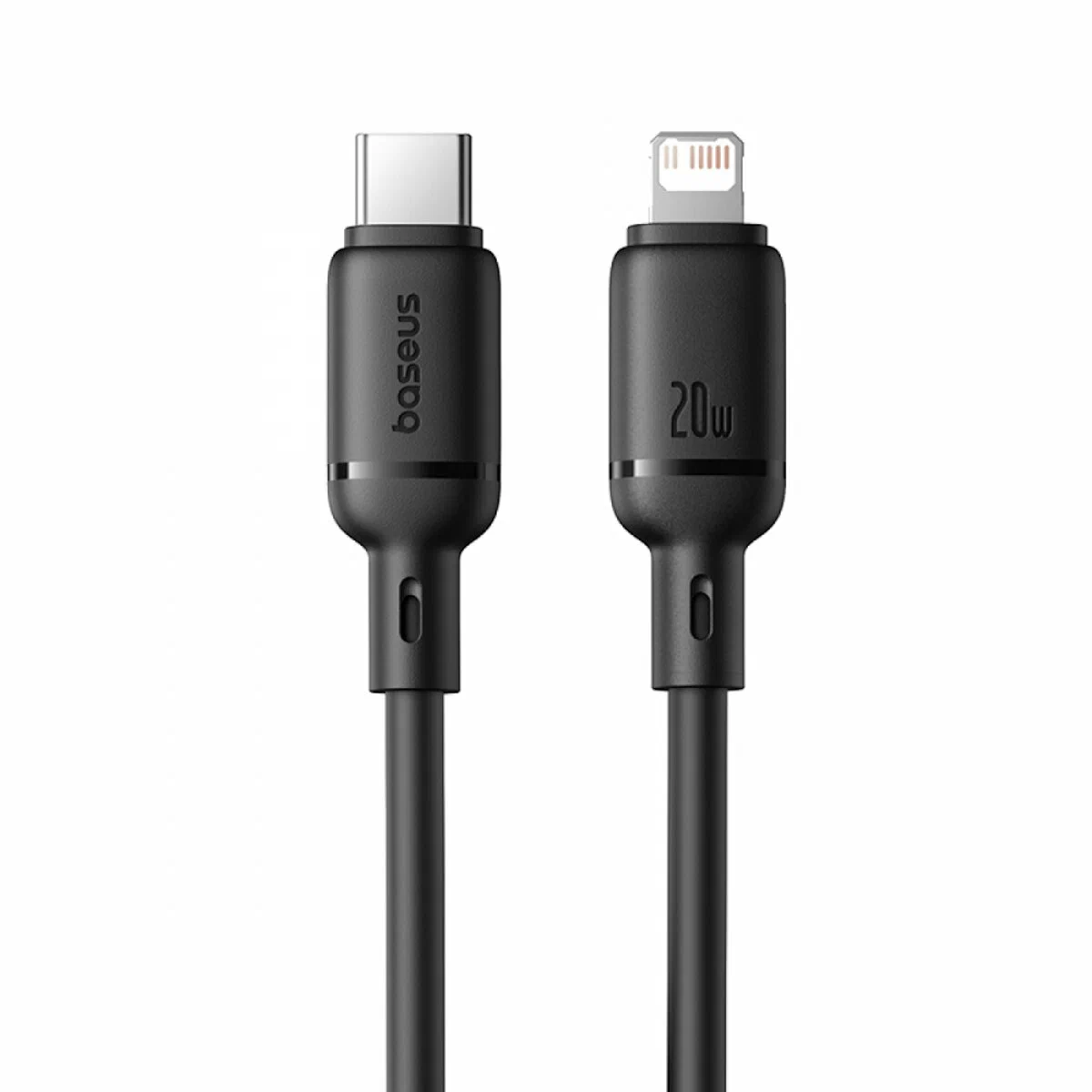 Дата-кабель Baseus Silky Series P10377700113-01 USB-C/Lightning 20W 2м чёрный Дата-кабель Baseus Silky Series P10377700113-01 USB-C/Lightning 20W 2м чёрный