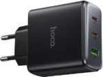 СЗУ Hoco C160A 1USB+2USB-C 65W адаптер чёрный