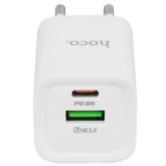 СЗУ Hoco C149A 1USB+1USB-C 30W USB-C/USB-C белый