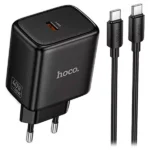 СЗУ Hoco N83 1USB-C 40W USB-C/USB-C чёрный